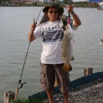 Pla Kapong on popper and fly combo2