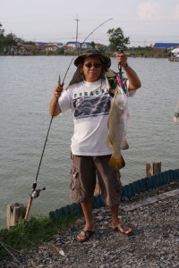 Pla Kapong on popper and fly combo2